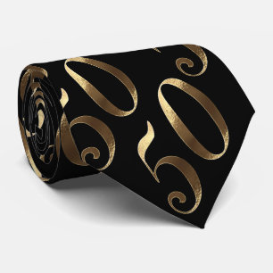 Mariage d'or 50e anniversaire Cravate