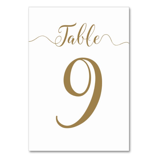 Mariage d'or Tableau numéro 9 sur 30 Cartes (Par défaut)