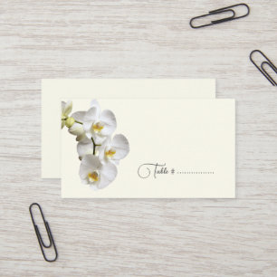 Mariage d'orchidée blanche Escort Place Cartes Bul