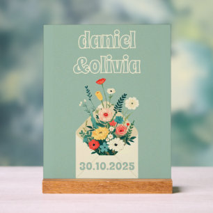 Mariage du jardin botanique fleur sauvage
