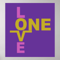 Mariage Egalité / Poster personnalisé One Love