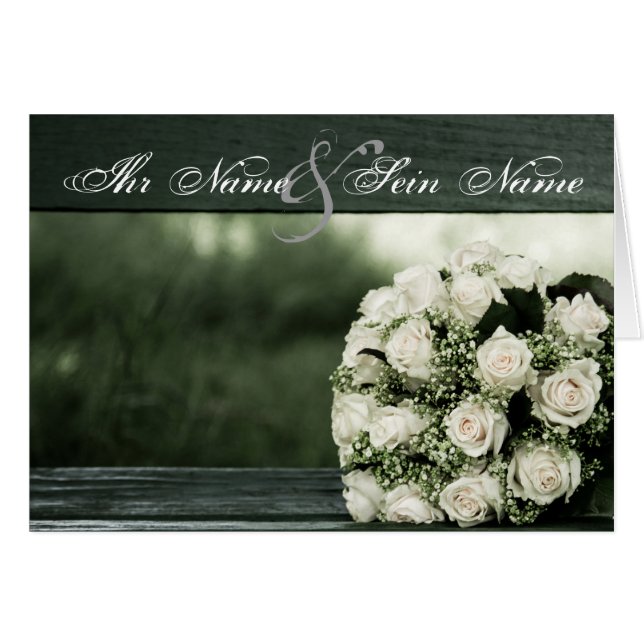 Mariage élégant (Devant horizontal)