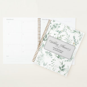 Mariage Élégant Calligraphie Verdure