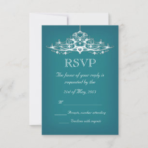 Mariage élégant de lustre RSVP