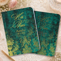Mariage élégant en damassé floral turquoise