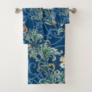 Mariage Élégant Floral Doré Baroque