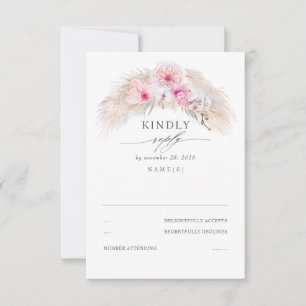 Mariage élégant Foliage Jungle exotique RSVP