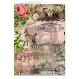 Mariage élégant Mariage Vintage Antique Vintage