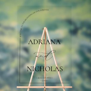 Mariage élégant moderne Accueil