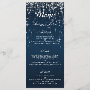 Mariage Enchanté sous le Charme des Stars - Menu