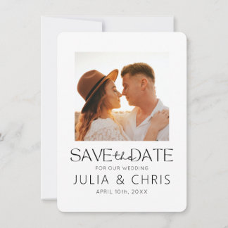 Mariage Enregistrer la carte de date avec Vellum p