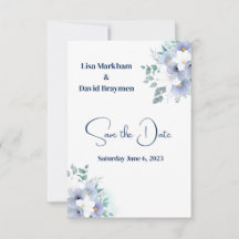 Mariage Enregistrer La Date Invitation