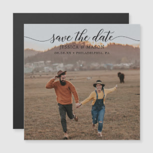 Mariage Enregistrer Les Magnets De Date - Enregist