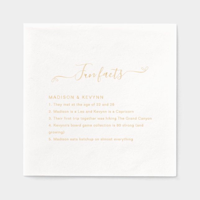 Mariage Faits Amusants  (Recto)