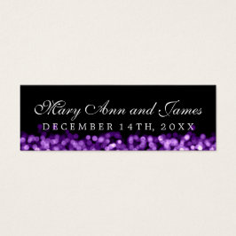Mariage Favor Balise Lumières violettes