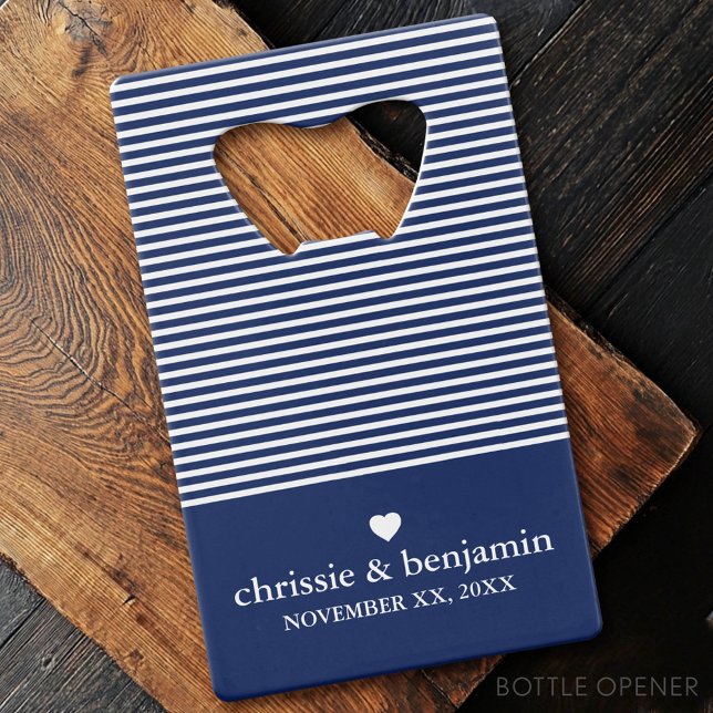 Mariage Favoriser la mariée personnalisée Groom Da (Custom Bottle Opener - Card Style)