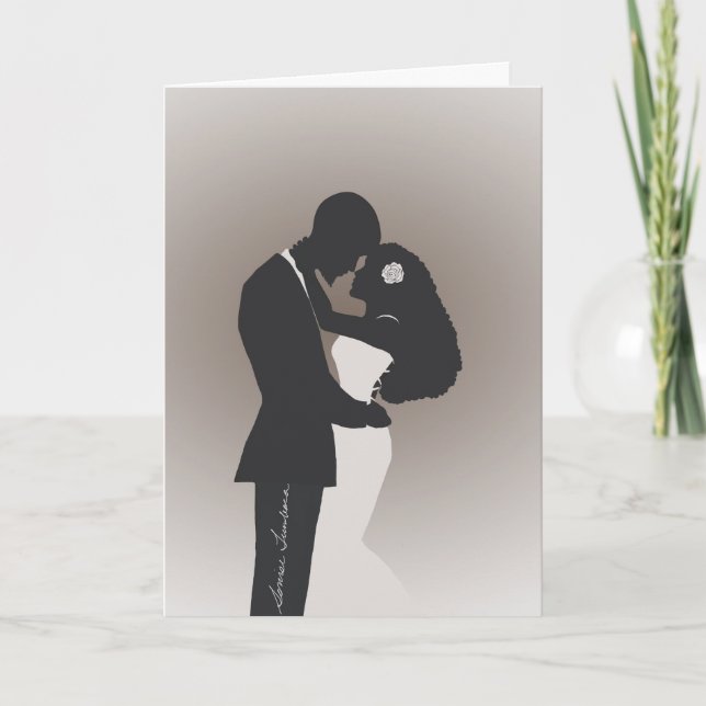 Mariage Félicitations Carte de voeux (Devant)