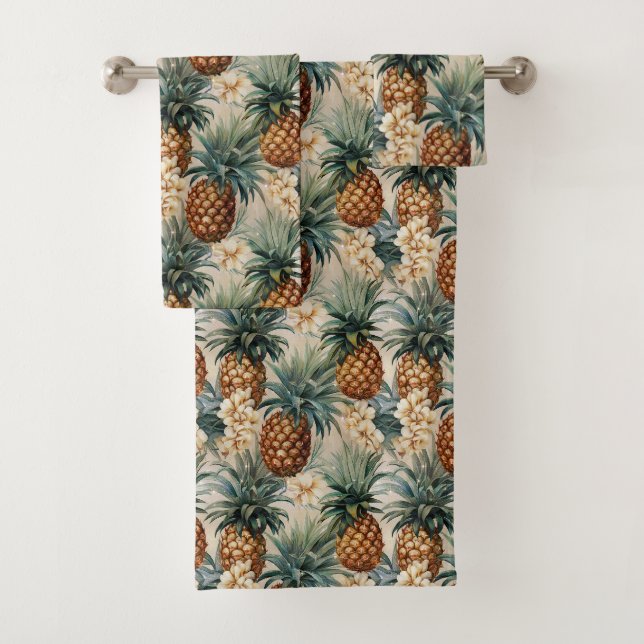 Mariage Floral aux Ananas Tropicaux  (En situation)