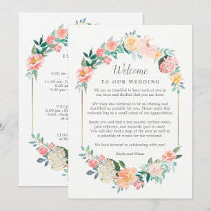 Mariage Floral Et Carte Itinéraire