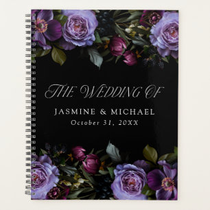 Mariage Floral Gothique Violet Maussade