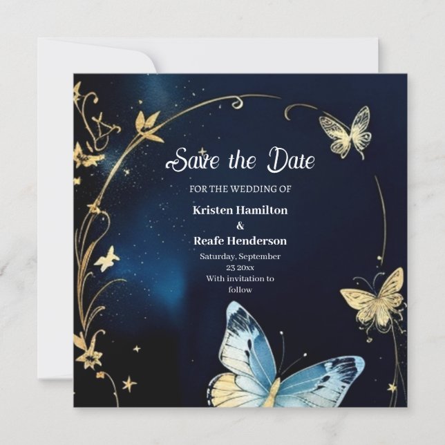 Mariage floral minimaliste Enregistrer la carte de (Devant)