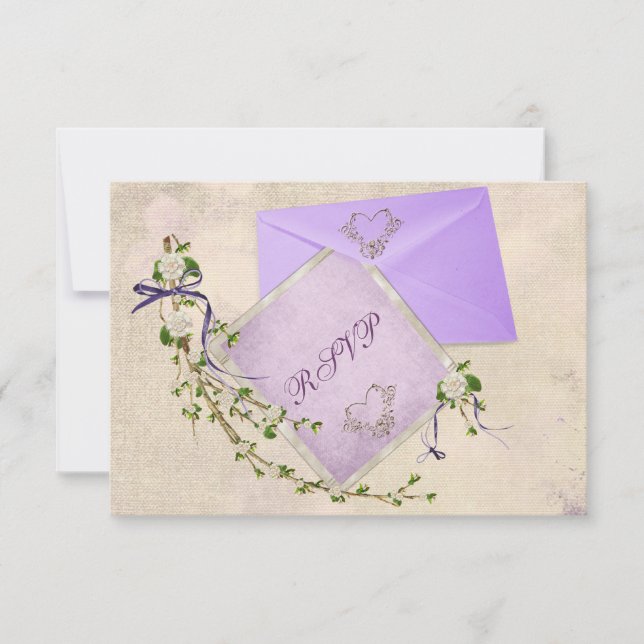 Mariage floral Twig RSVP (Devant)