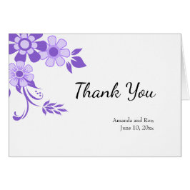 Mariage floral violet