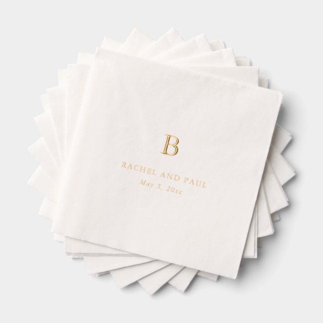 Mariage Formel Monogramme Classique Intemporel (Insitu (empilé))