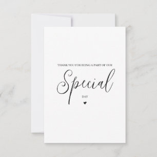 Mariage Fournisseur Carte de remerciements général