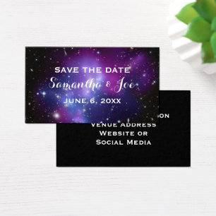 Mariage Galaxie Pourpre Planétarium Enregistrez la