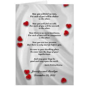 Mariage gay, Bénédiction Apache