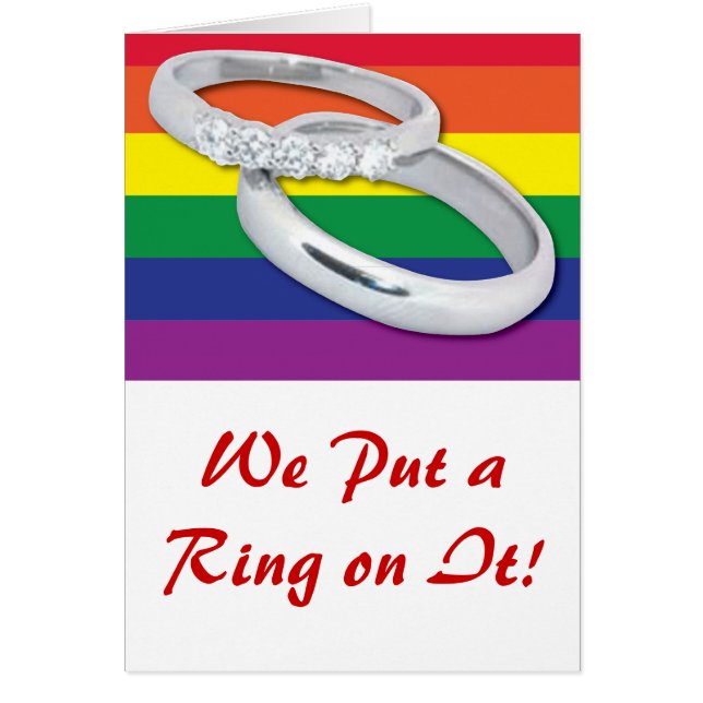 Mariage gay lesbien (Devant)