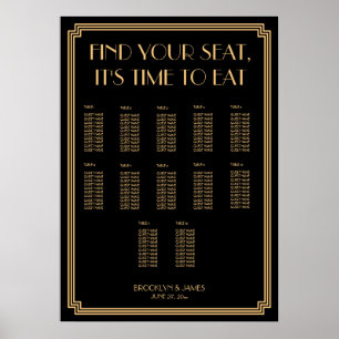 Mariage Gold Black Art Déco