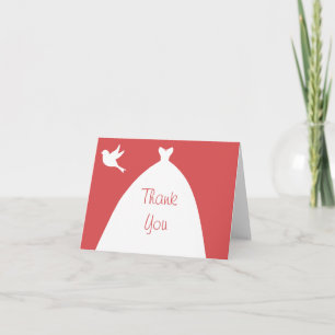 Mariage Gown Merci rose avec colombe blanche