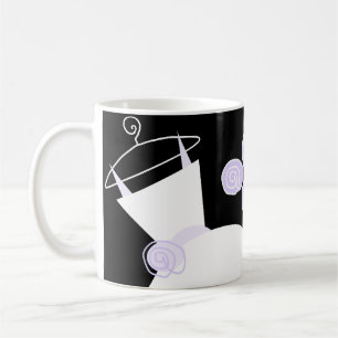 Mariage Gown Purple 'Fête des mariées' mug noir