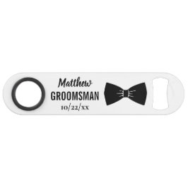 Mariage Groomsman Bachelor Party Black Bow Cravate