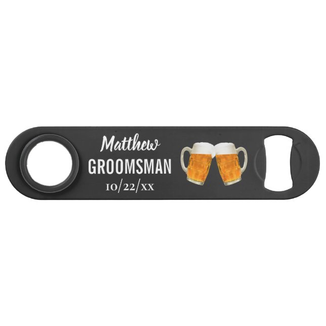 Mariage Groomsman Bachelor Party Favoriser Bière C (Devant (Horizontal))