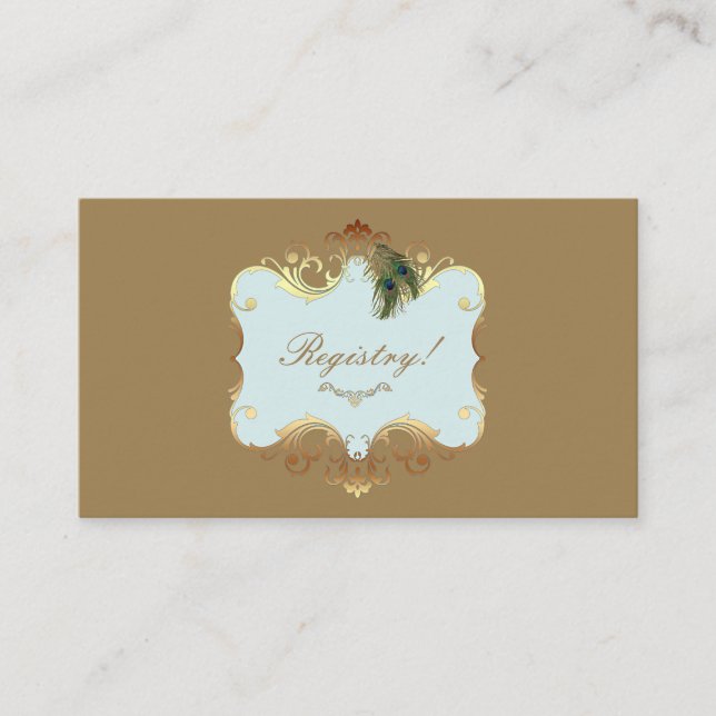 Mariage indien II - Carte d'enregistrement (Devant)