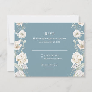 Mariage Jardin Floral Bleu RSVP