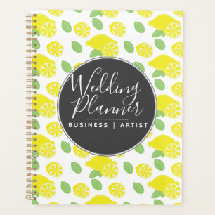 Mariage Jaune Motif Citron Moderne