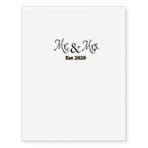 Mariage M. et Mme temporaire