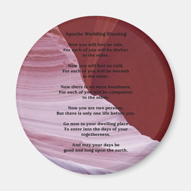 Mariage Magnet Apache Bénédiction Sentiment Pas De (Devant)
