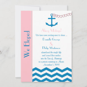 Mariage Mariage Elopement Faire-part Invitation