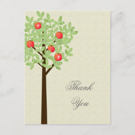 Mariage merci carte postale. Printemps et été.