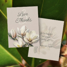 Mariage Merci Message Magnolia Cartes Magnolia Sud
