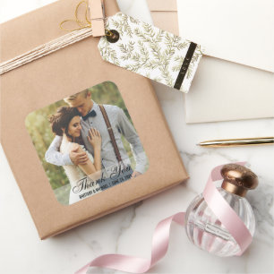 Mariage Merci Photo Favoriser Stickers S