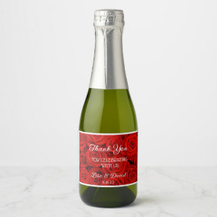 Mariage Mini Sparkling Wine Bottle Étiquette