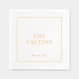 Mariage minimal de typographie simple
