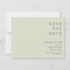 Mariage minimal Enregistrer les cartes de dates