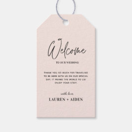 Mariage minimaliste moderne étiquettes cadeaux de 